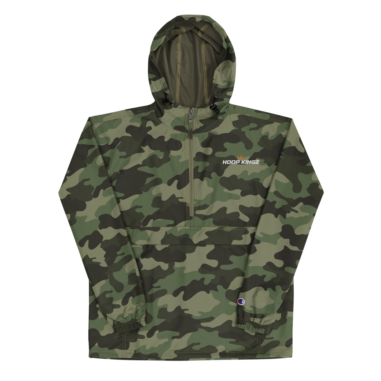 Hoop Kingz Embroidered Champion Packable Jacket
