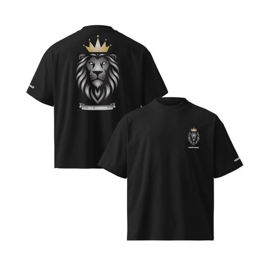 Hoop Kingz Gradient Lion Oversized High Neck T-shirt