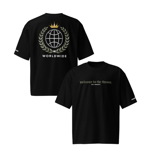 Hoops Kingz Worldwide Oversized High Neck T-shirt